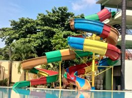 Foto: Kolam renang yang berada di Museum Kretek Kudus