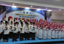 Foto: Puluhan anak saat mengikuti gelar wisuda Tahfidz di RS Sarkies Aisyah Kudus