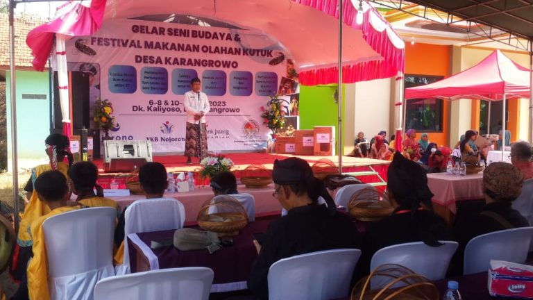 Desa Karangrowo Gelar Seni Budaya dan Festival Makanan Olahan Kutuk