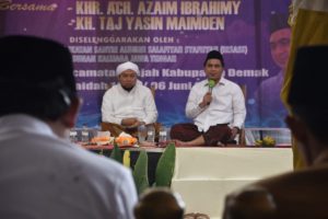 Foto: Halaqoh Kebangsaan yang digelar di Ponpes Salafiyah Syafi'iyah, di Desa Jatisono, Kecamatan Gajah, Kabupaten Demak