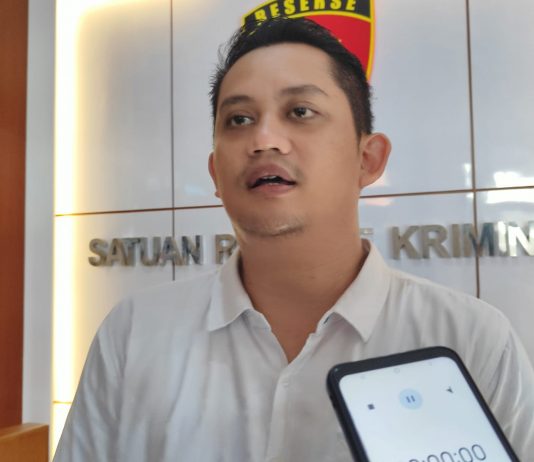 Kasatreskrim Polresta Pati, Kompol Onkoseno Gradiarso Sukahar saat memberikan keterangan kepada wartawan di Mapolresta Pati, Kamis (8/6/2023)