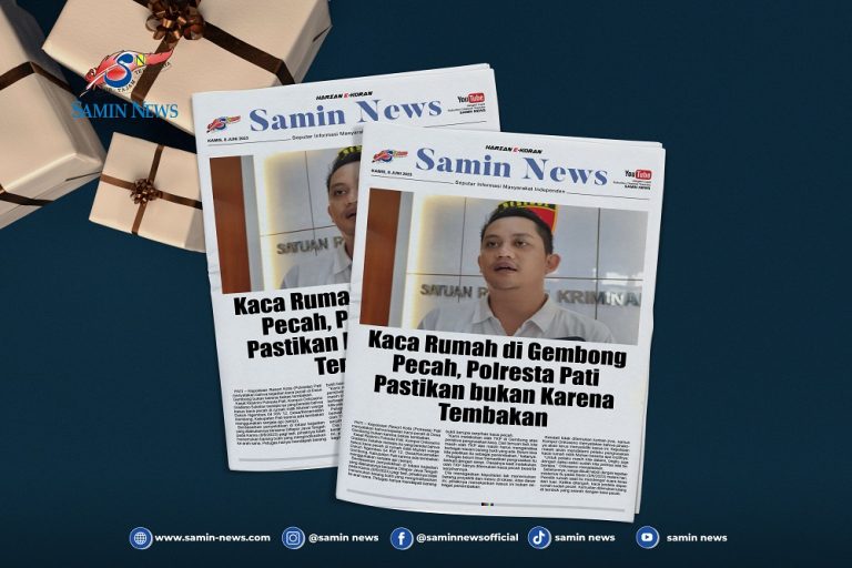E-Koran Samin News Edisi 8 Juni 2023