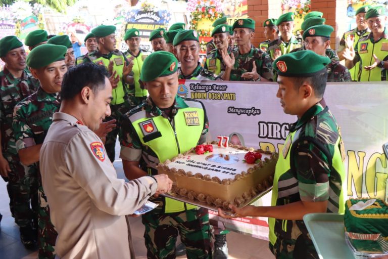 Polresta Pati Dapat Kado Istimewa dari Kodim di Hari Bhayangkara