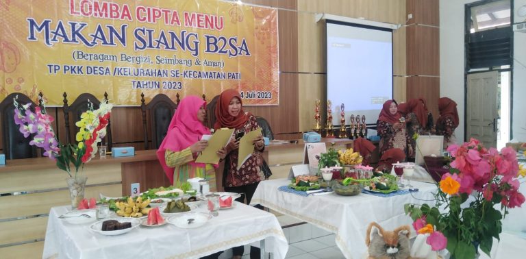 Cegah Stunting, TP PKK Kecamatan Pati Gelar Lomba Cipta Menu Bergizi dari Bahan Lokal