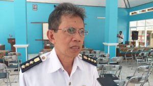 Camat Margoyoso Agus Purwanto saat memberikan keterangan kepada wartawan