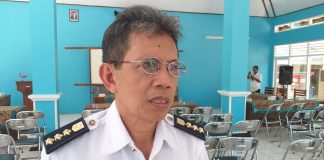 Camat Margoyoso Agus Purwanto saat memberikan keterangan kepada wartawan