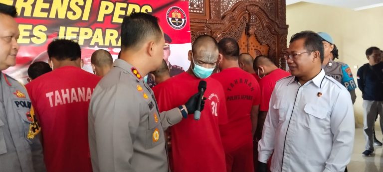 Puluhan Tersangka Narkoba Diamankan,Satreskrim jepara butuh waktu hanya 3 Bulan