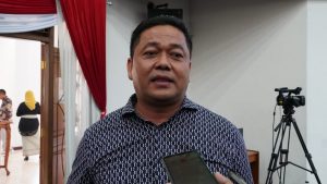 Ali Badrudin, Ketua DPRD Kabupaten Pati saat dimintai keterangan awak media