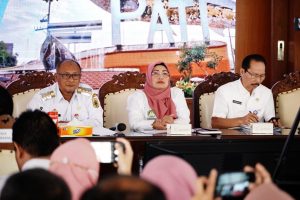 Kegiatan verifikasi Lanjutan Kabupaten Sehat di Pendopo Kabupaten Pati, Rabu (26/7/2023)