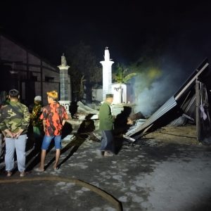 Kebakaran rumah di Godong Grobogan pada Kamis (27/7/2023)