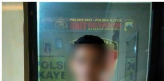 Pelaku pembacokan di Kayen usai diperiksa kepolisian (Istimewa)