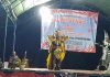 Pagelaran pentas seni warga Dusun Sumurgung peringati HUT RI pada Minggu (13/8/2023) malam