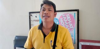 Kepala Desa (Kades) nonaktif Bulumanis Lor saat menghadiri undangan di Dispermades ketika masih aktif