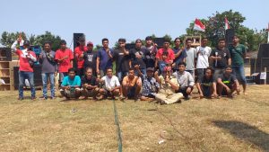 Lomba sound system miniatur di lapangan Desa Gunungwungkal, Senin (21/8/2023)