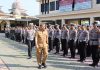 Wakil Bupati Grobogan Bambang Pujiyanto di halaman Mapolres Grobogan pada Senin (4/9/2023)