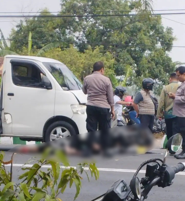 Miris! Kecelakaan Motor vs Granmax di Jalan Pati-Kudus, Pemotor Meninggal Dunia
