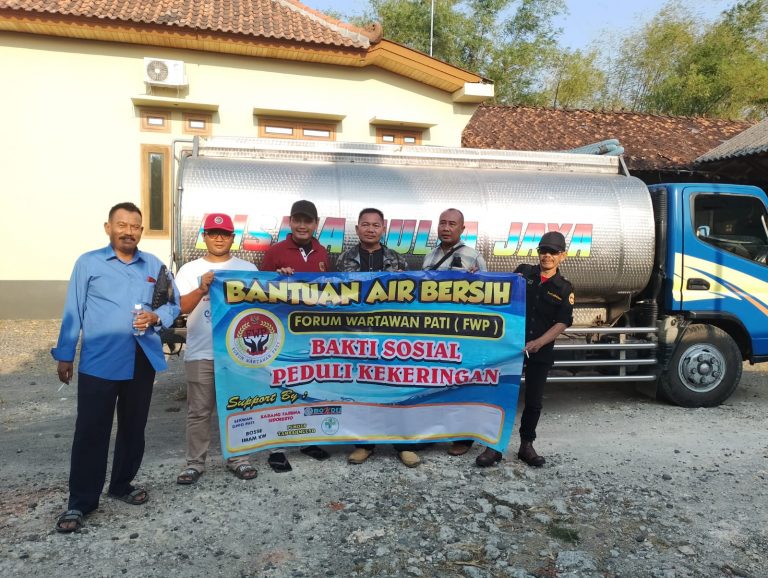 Kloter Kedua Bantuan Air Bersih, FWP Sasar Desa Tambahmulyo