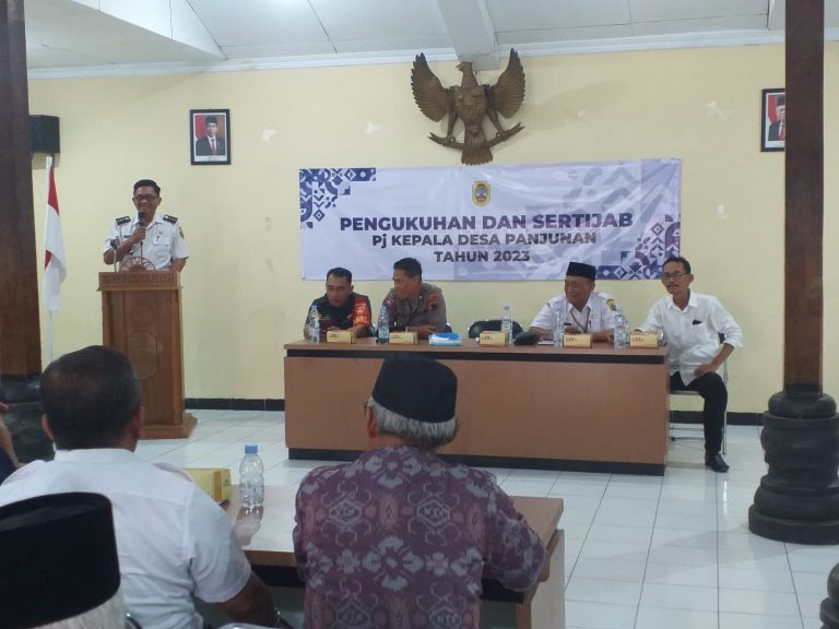 Penjabat Desa Panjunan Pati Resmi Dikukuhkan