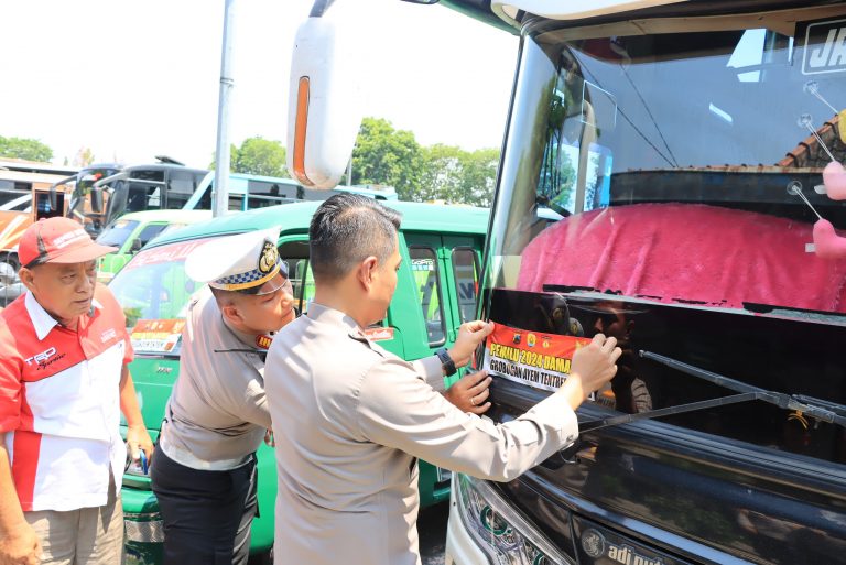 Pekerja Transportasi Diajak Wujudkan Pemilu Grobogan Ayem Tentrem