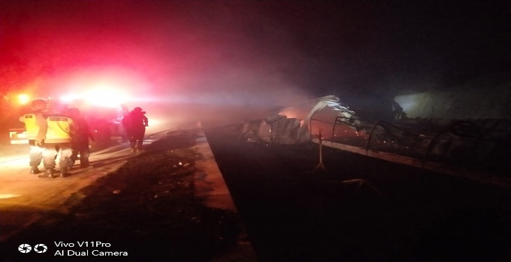 Kandang Ayam Desa Bandungharjo Grobogan Terbakar, Kerugian Capai Rp 1,5 Milyar