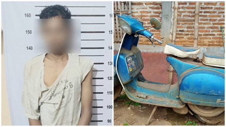 Nekat, Warga Tlogowungu Curi Vespa Tetangganya