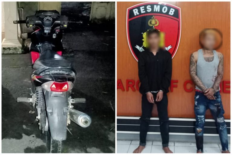 Dua Pelaku Maling Motor di Pinggir Sawah Tlogowungu Ditangkap Aparat