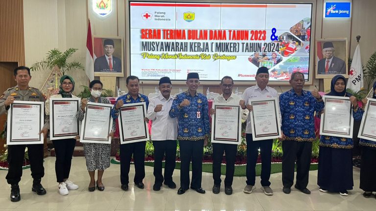 Hasil Bulan Dana Palang Merah Indonesia Kabupaten Grobogan Tahun 2023 Capai 1,3 M