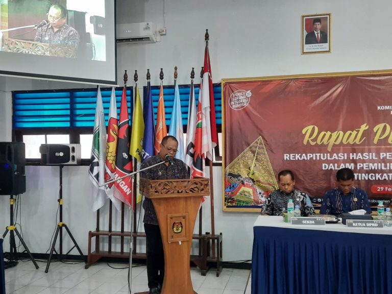 KPU Pati Mulai Rekapitulasi Hasil Pemilu 2024 Tingkat Kabupaten