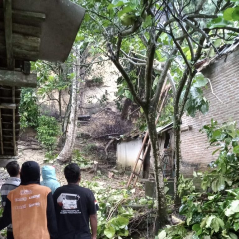 Rumah di Grobogan Rusak Tertimpa Pohon Setelah Hujan Deras Disertai Angin