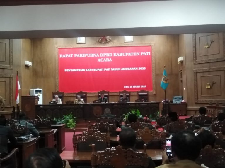 DPRD Pati Gelar Paripurna LKPJ 2023