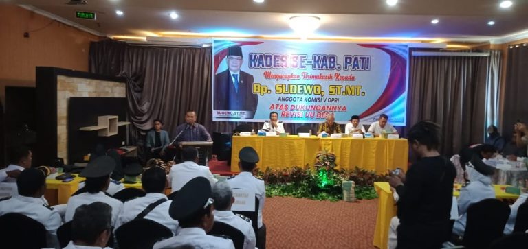Kades di Pati Dukung Sudewo di Pilkada 2024