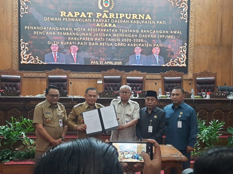 DPRD – Bupati Pati Sepakati RPJMD Tahun 2025 – 2029