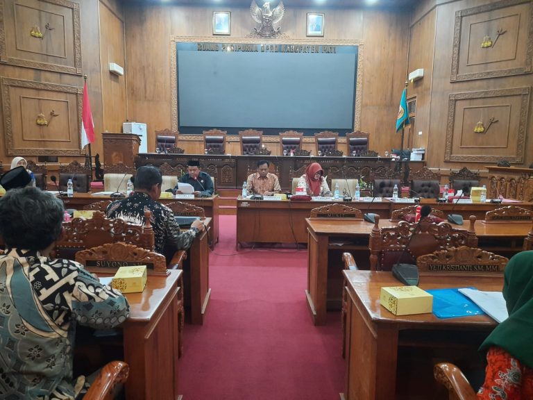 DPRD Pati Adakan Publik Hearing Raperda Produk Hukum Daerah