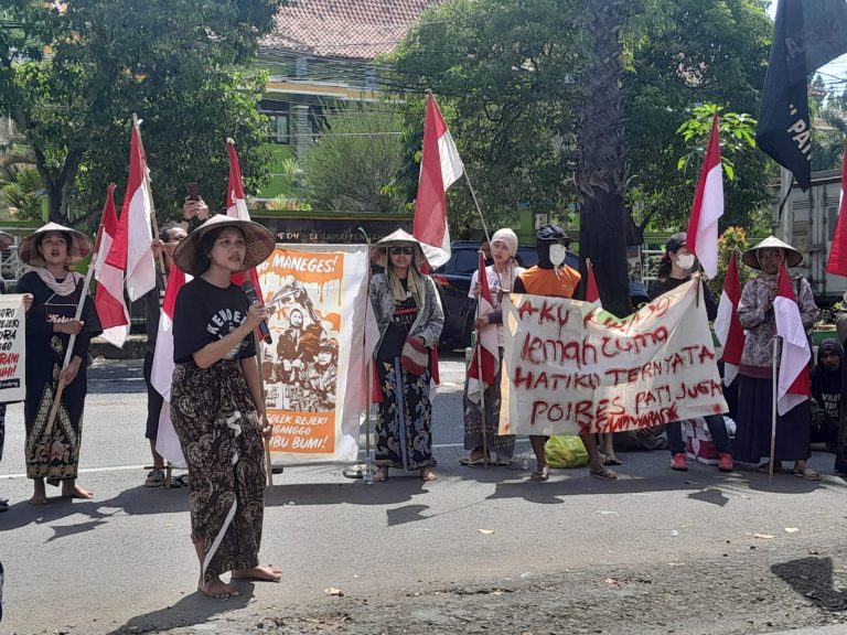 ‘Sukolilo Bangkit’ Datangi Mapolresta Pati Minta Tambang Ditutup 