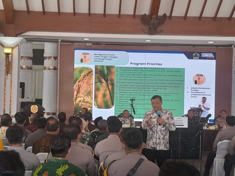 Gubernur Ahmad Luthfi Minta Dukungan TNI-Polri Wujudkan Swasembada Pangan 
