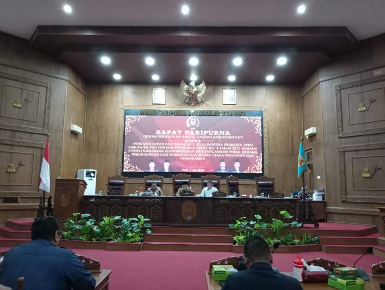 DPRD Pati Gelar Paripurna Perda Kepariwisataan