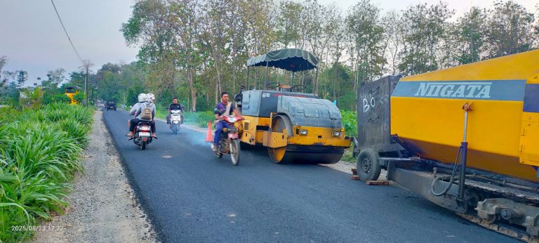 Pengaspalan Ruas Jalan Pati-Tlogowungu Rampung, Tinggal Tunggu Marka Jalan