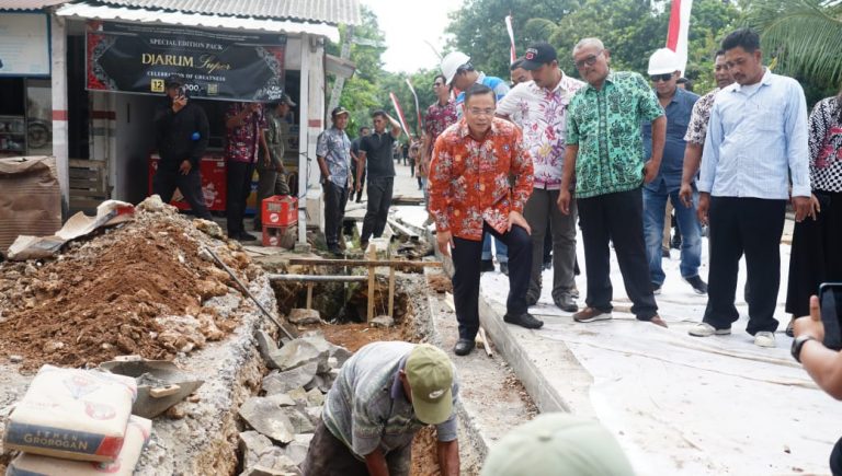 Bupati Pati Tinjau Pembangunan Jalan Porangparing-Kuwawur dan Kuwawur-Pakem, Panjang 4,5 KM 