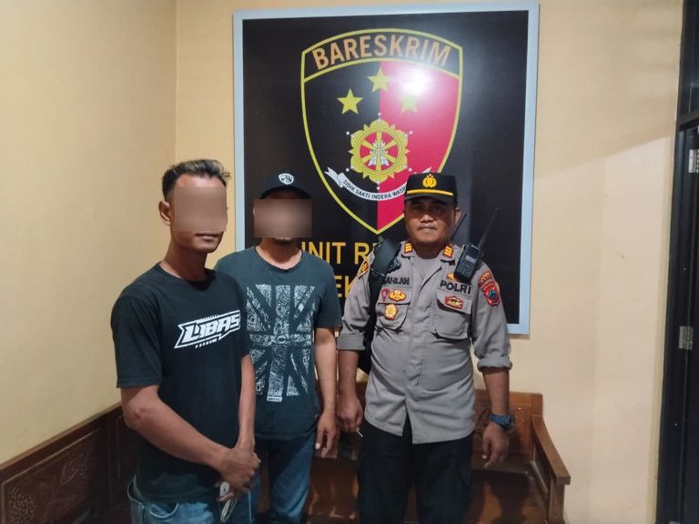 Dua Pelaku Penganiayaan Saat Persiapan Meron Diamankan Polsek Sukolilo