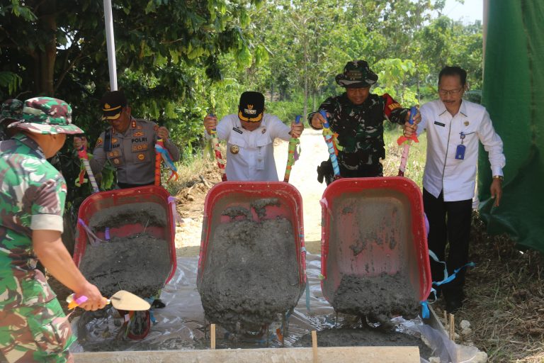 TMMD Sasar Infrastruktur dan Sosial di Desa Porangparing