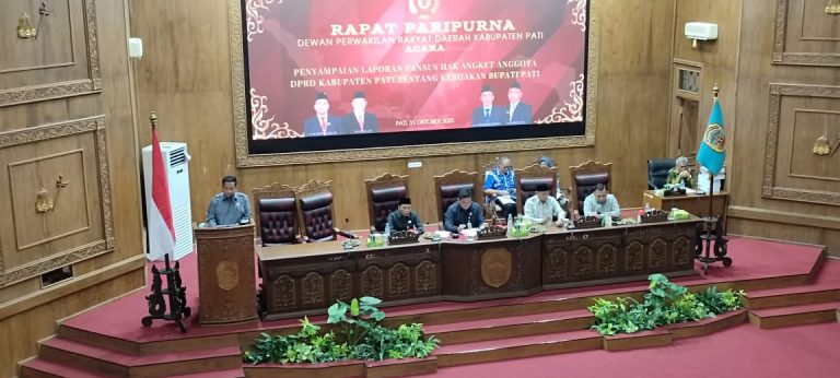 Paripurna DPRD Pati Tolak Makzulkan Bupati, Sepakati Rekomendasi Perbaikan Kinerja 