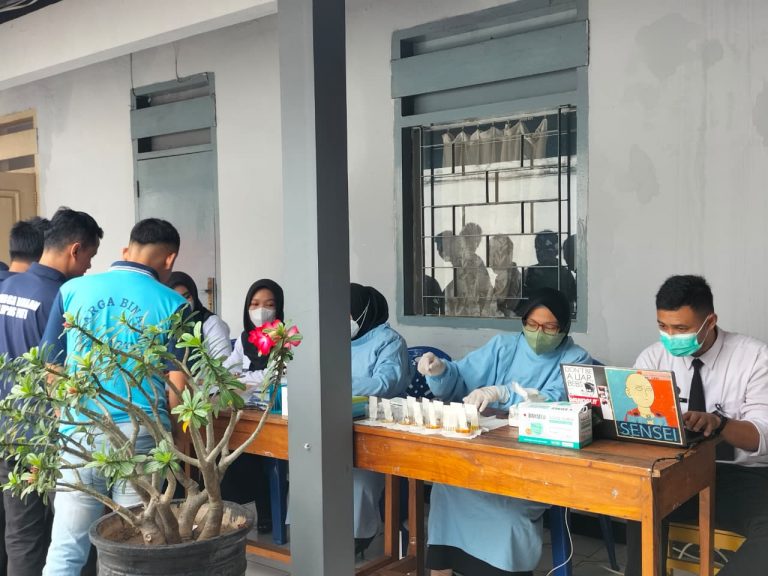 Tes Urine, Komitmen Lapas Pati Lawan Narkoba