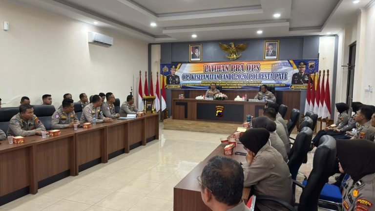 Polresta Pati Gelar Ops Keselamatan Candi Dua Pekan