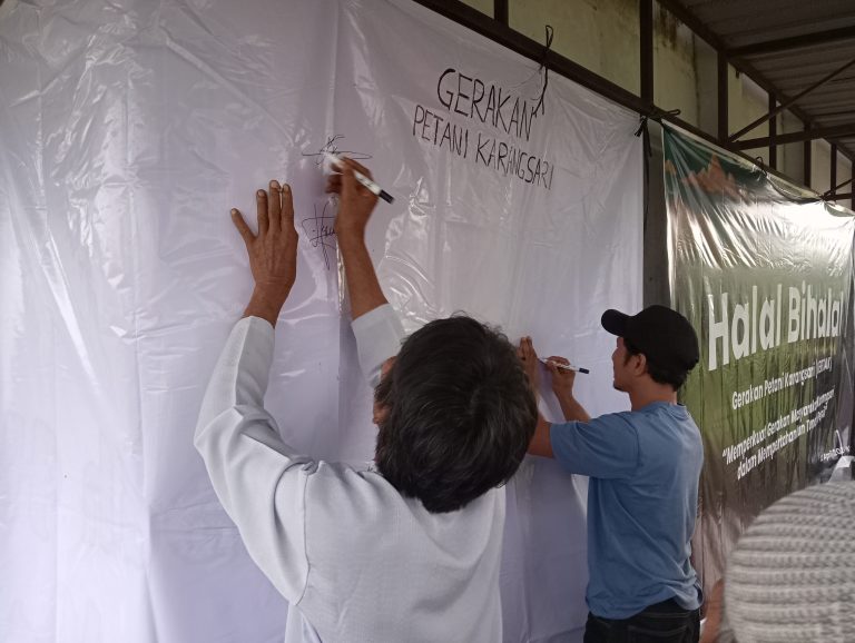 Petani Karangsari Tolak Klaim Lahan 170 Hektare Eks HGU PT RSA