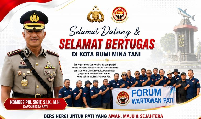 Jalin Sinergi Bersama Insan Pers, FWP Sambut Hangat Kapolresta Pati Kombes Pol Sigit