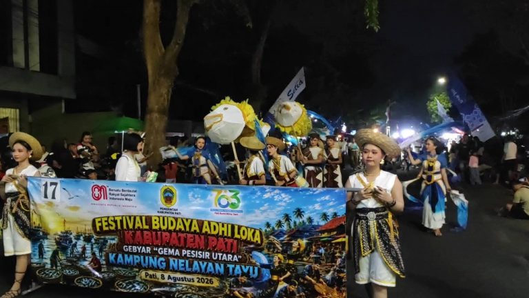Karnaval Budaya Festival Adhi Loka Pati 2026 Meriah, 21 Kecamatan Tampilkan Wajah Terbaik Kebudayaan
