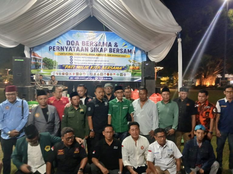 Ormas hingga LSM Berdoa Bersama, Pati Ingin Tetap Adem dan Damai