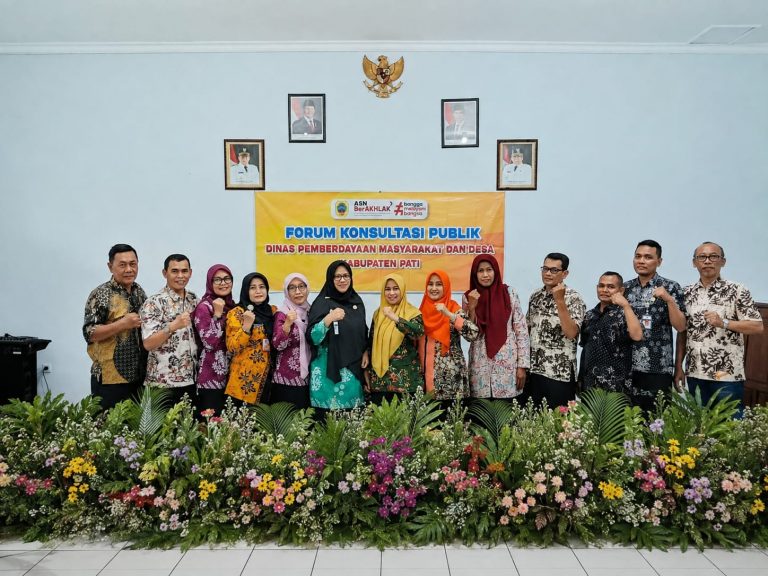 Dispermades Pati Bahas Aturan Baru Lembaga Kemasyarakatan Desa