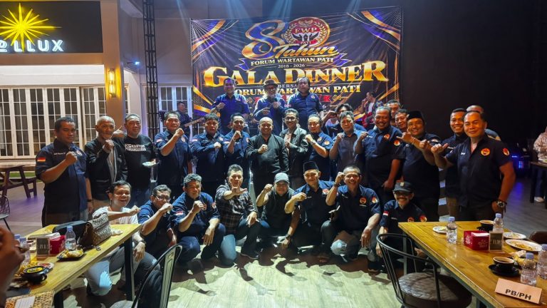 HUT ke-8 Forum Wartawan Pati, Gala Dinner Jadi Momentum Merajut Kebersamaan dan Menguatkan Solidaritas