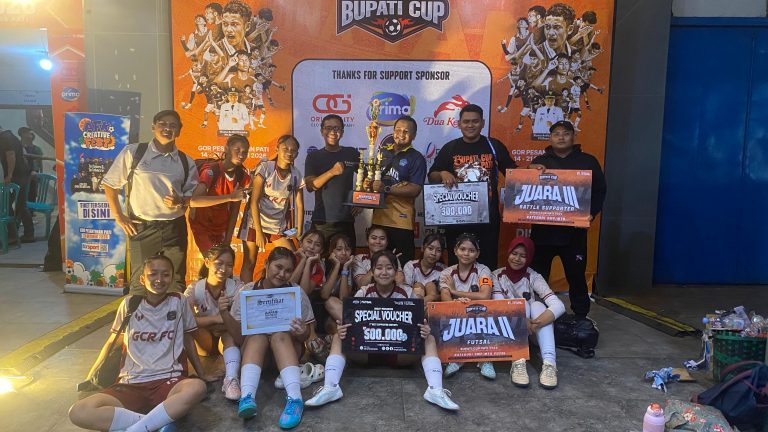 SMPN 1 Sukolilo Raih Juara 2 Futsal Putri dan Juara 3 Battle Supporter Bupati Cup 2026
